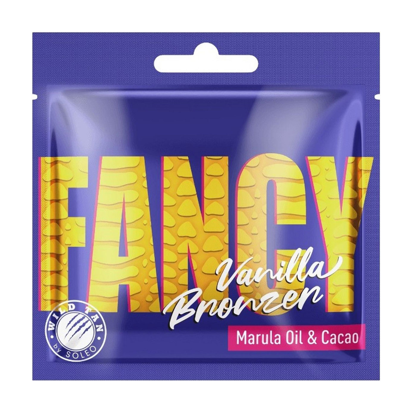 Бронзатор для засмаги Wild Tan Fancy Vanilla Bronzer з олією марули та какао, 15 мл (саше)